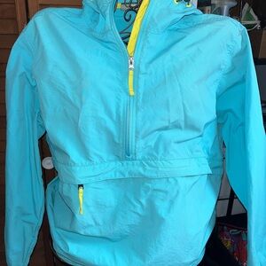 L.L. Bean Teal and Lime Jacket